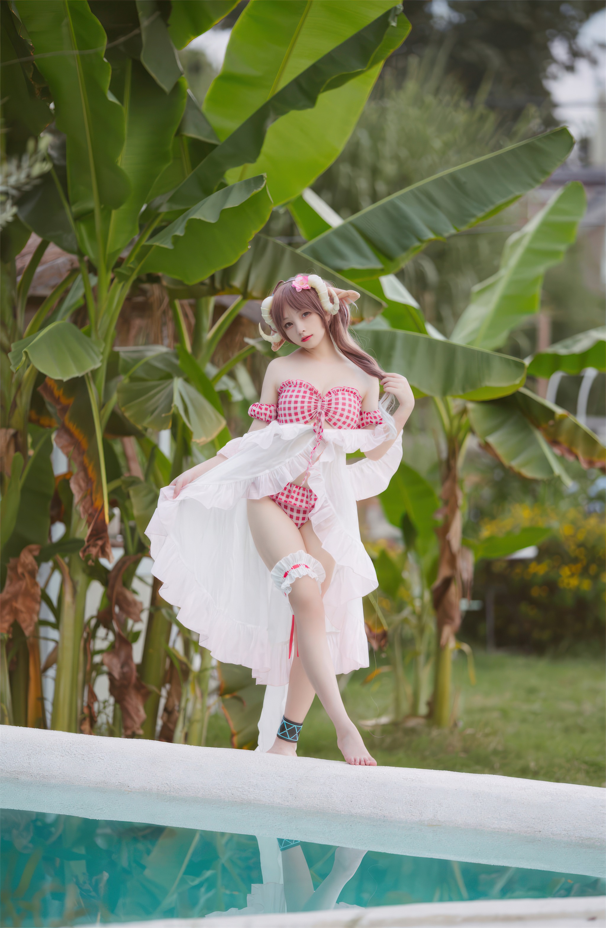 图片[1]-花铃 – NO.044 小羊夏卉[34P]-XikXak